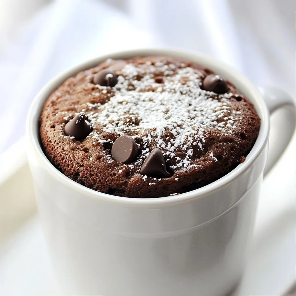 Quick Desserts Chocolate Mug Cake Recipe to Try