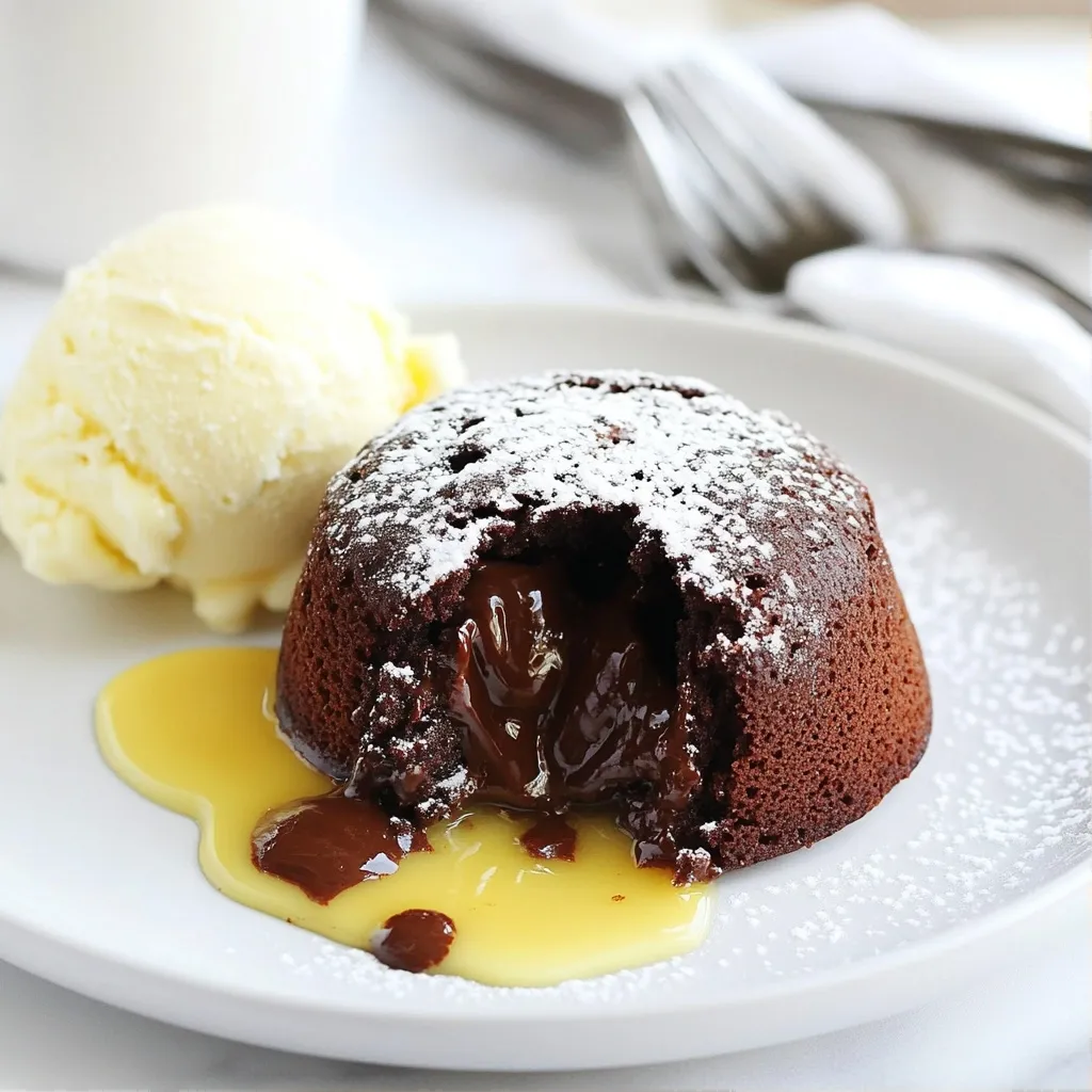 Gooey Easy Air Fryer Recipes Chocolate Lava Cake Delight