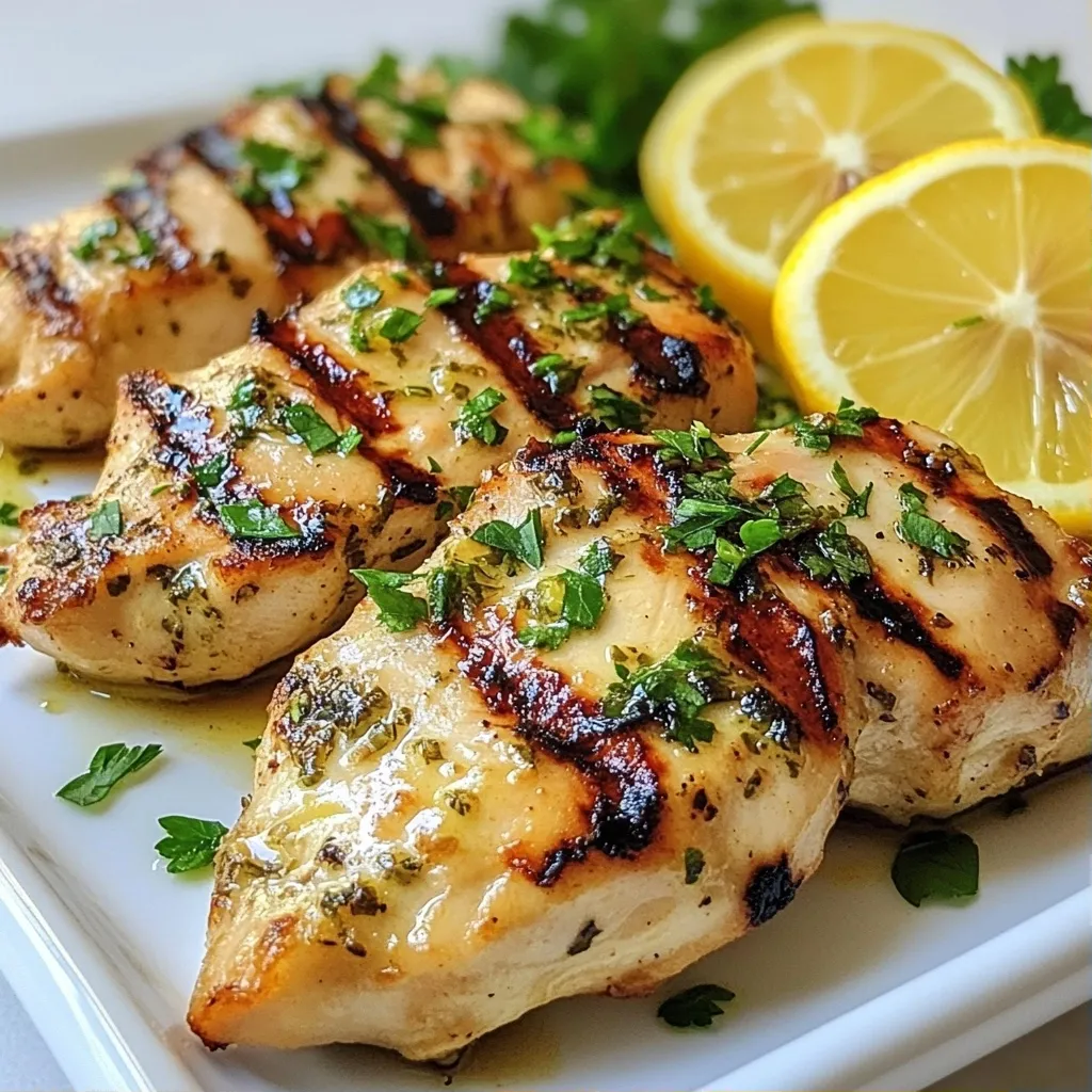 Zesty Protein Lemon Herb Grilled Chicken Delight