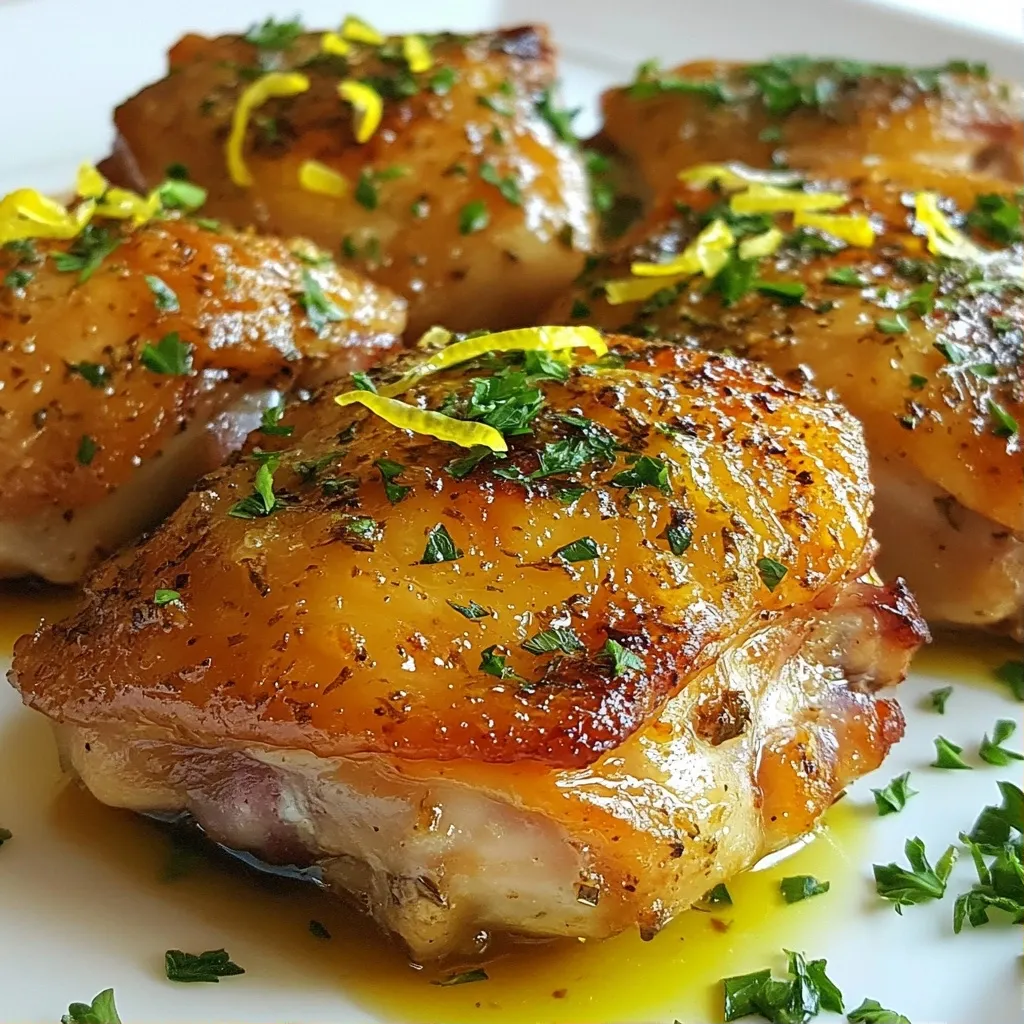 Savory High Protein Recipes Herb Roasted Chicken Thighs