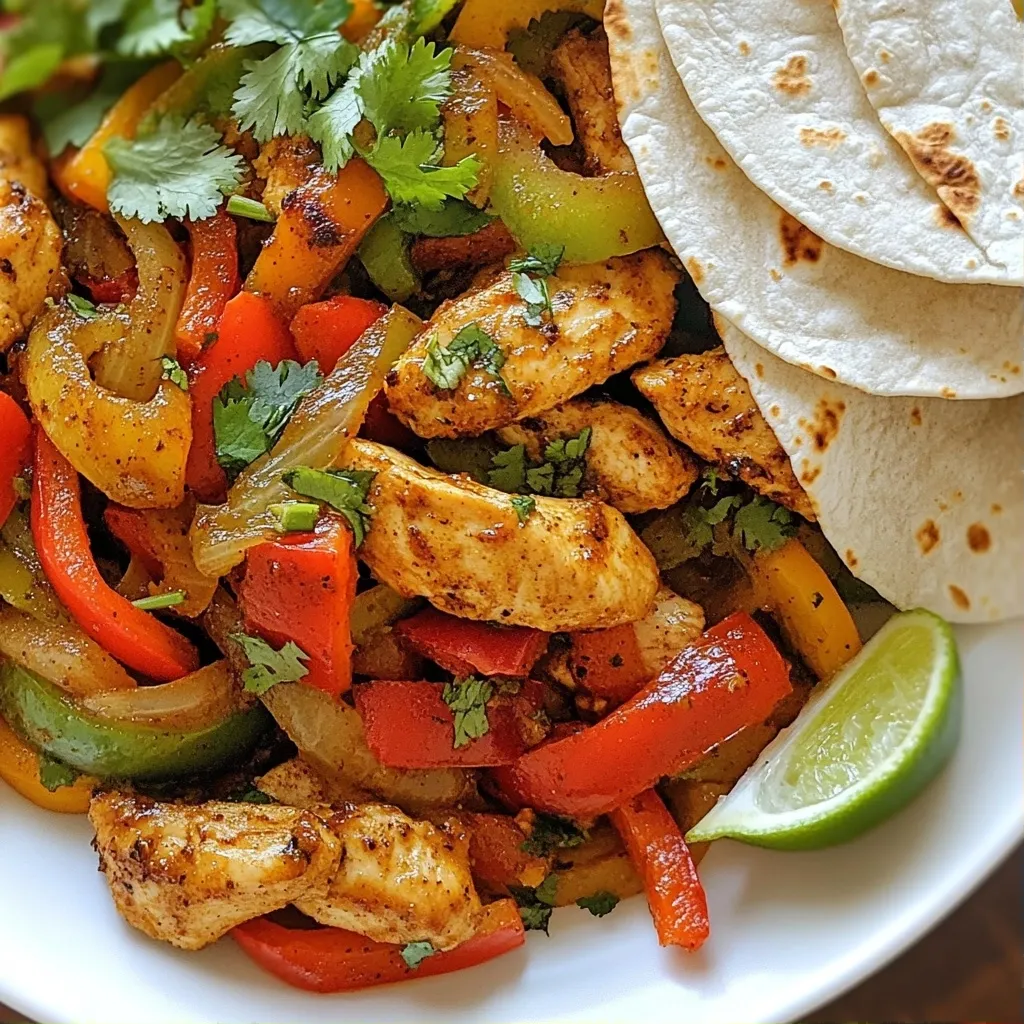 Tangy Easy Dinner Recipes Lime Chicken Fajita Skillet