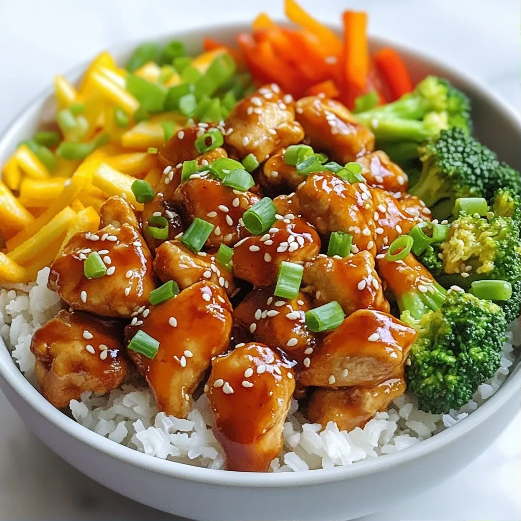 Savory Easy Dinner Recipes Teriyaki Chicken Bowls