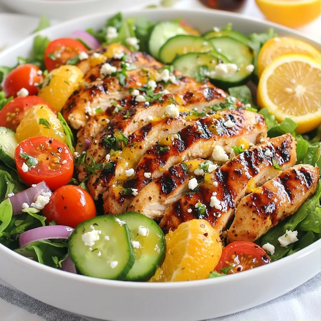 Grilled Chicken Recipes Citrus Herb Chicken Salad Delight