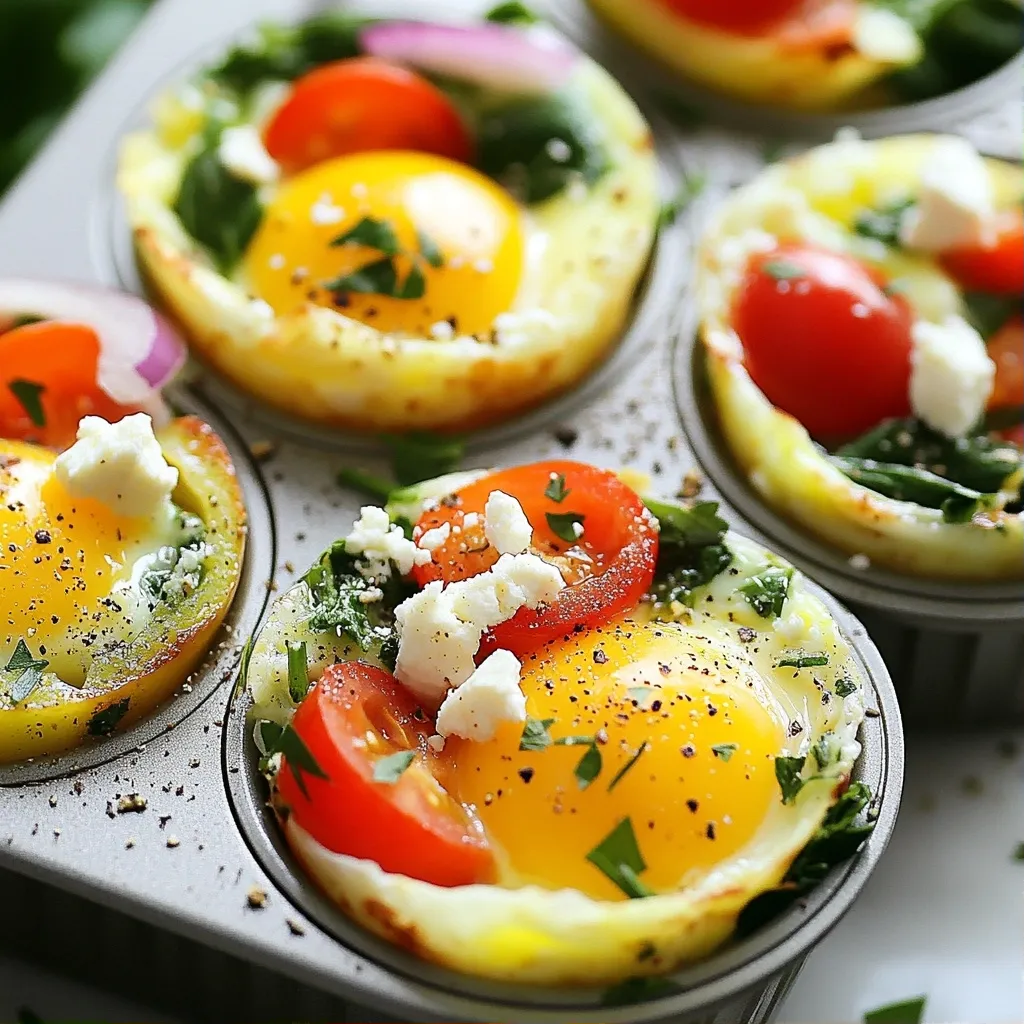 Protein-packed recipes Veggie Egg White Cups Delight