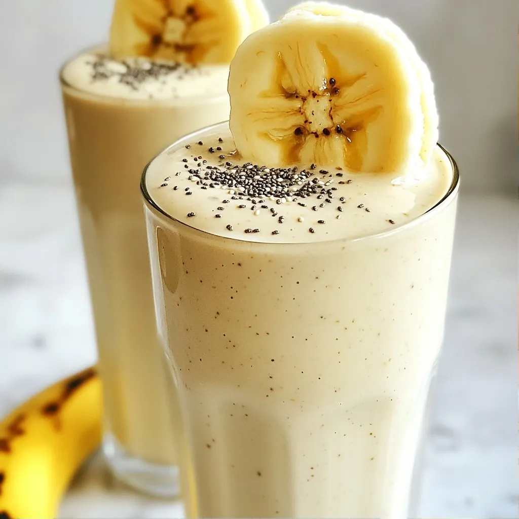Delicious Protein Peanut Butter Banana Smoothie Recipe