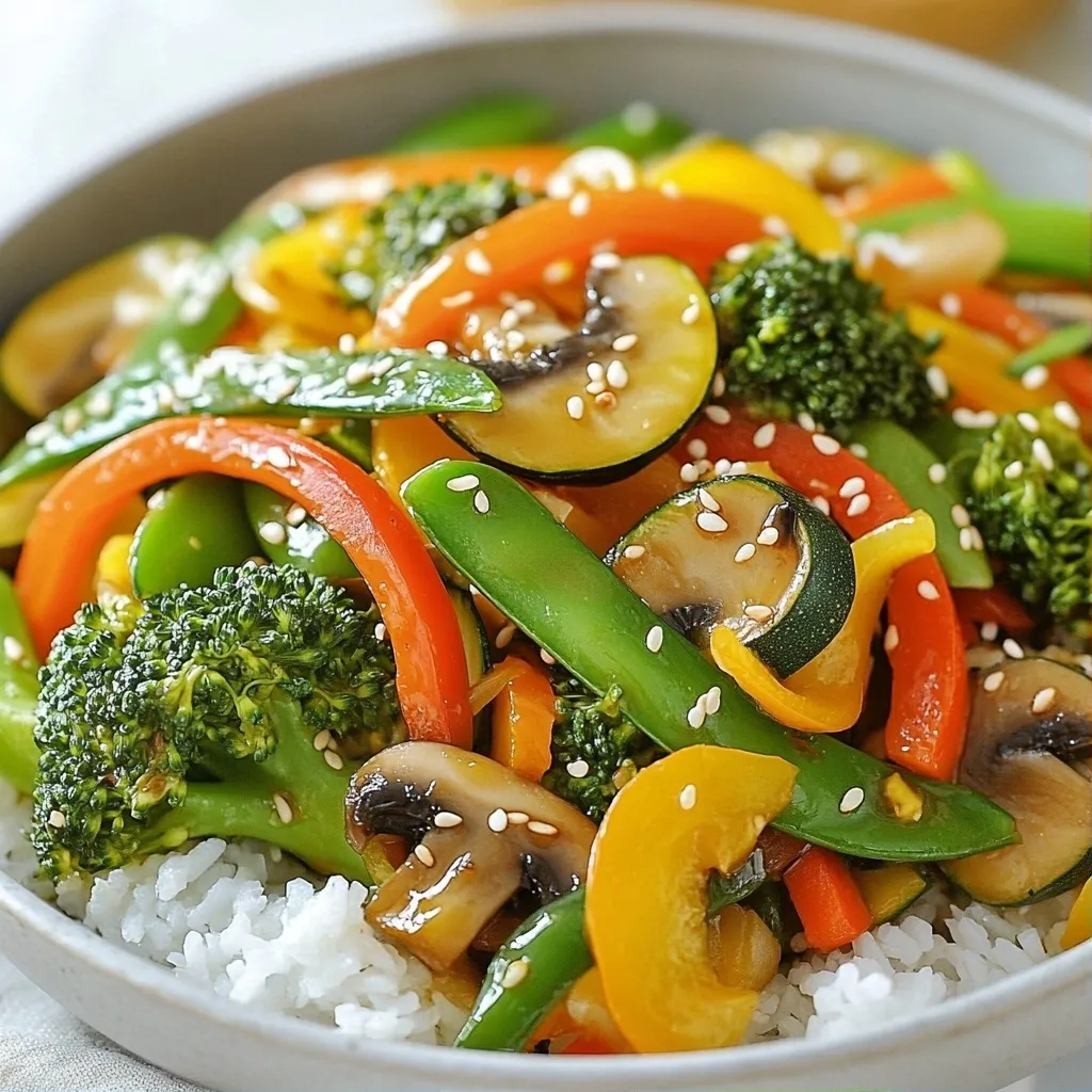 Vibrant Easy Dinner Recipes Veggie Stir Fry Delight