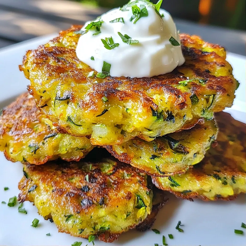 Savory Quick Air Fryer Meals Zucchini Fritters Recipe