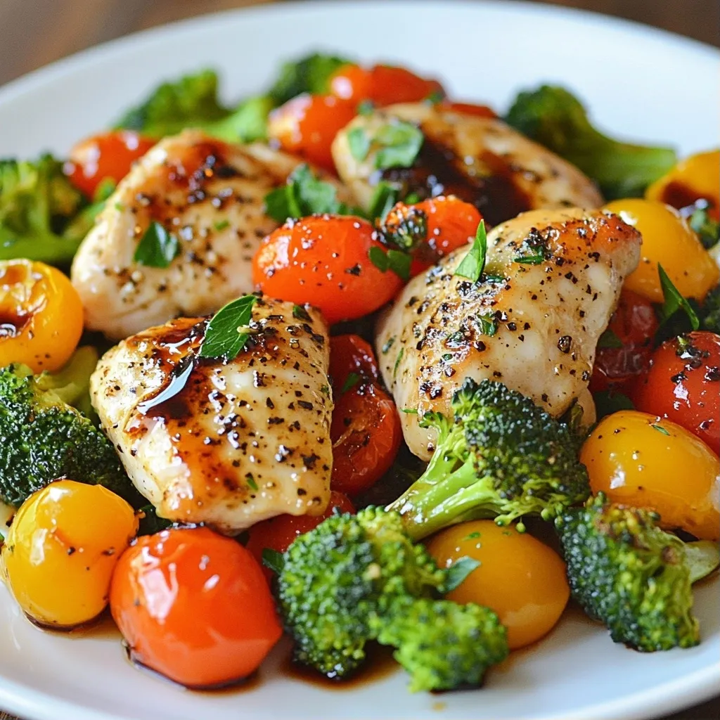 Savory High Protein Recipes Sheet Pan Chicken Delight