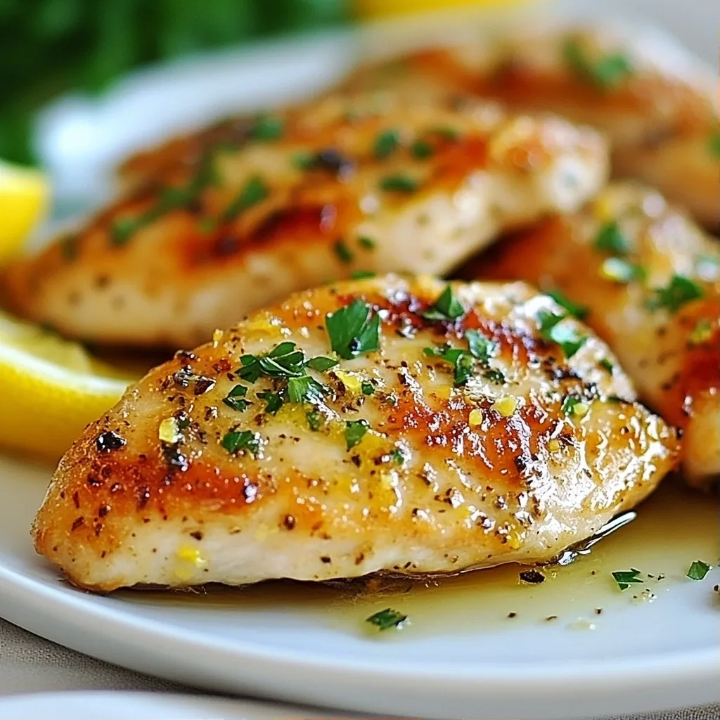 Herbed Quick 30-Minute Meals Lemon Garlic Chicken Delight