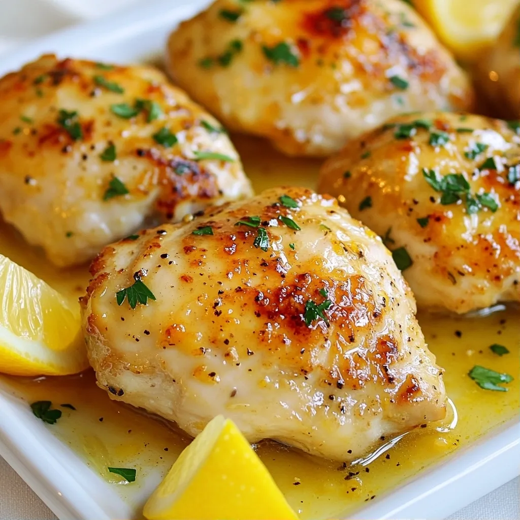 Flavorful Easy Dinner Recipes Lemon Garlic Butter Chicken