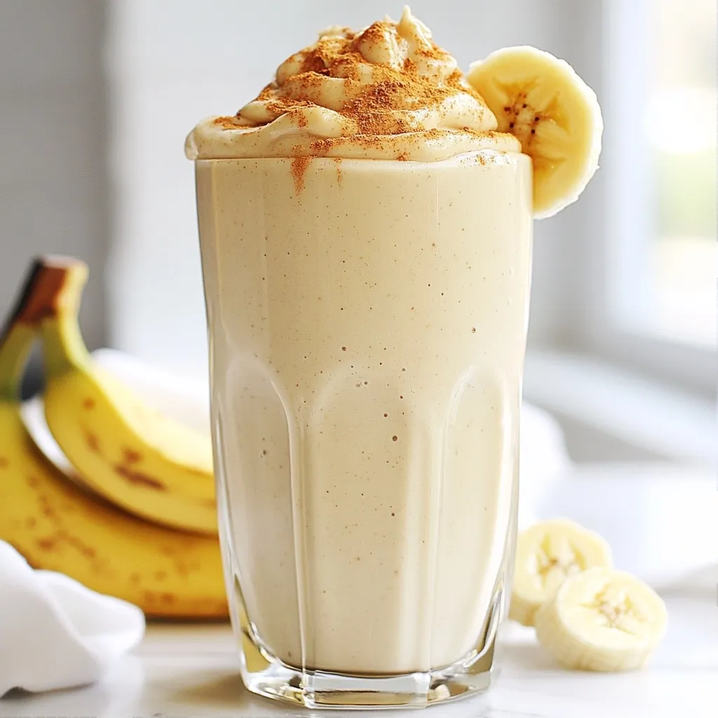 Nutty High Protein Recipes Almond Butter Banana Smoothie