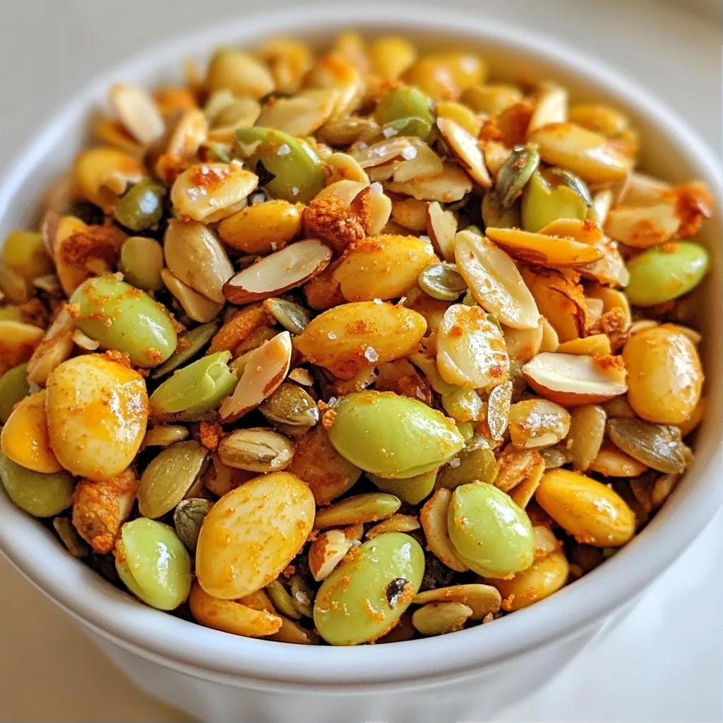 Crunchy Protein Edamame Sea Salt Mix Recipe Guide