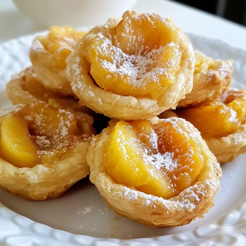 Buttery Air Fryer Recipes Peach Cobbler Bites Delight