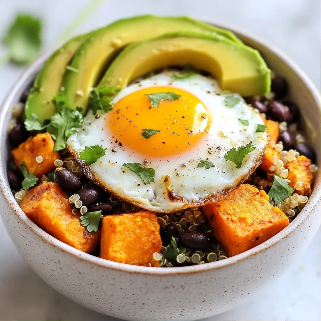 Hearty Protein Sweet Potato Breakfast Bowl Delight