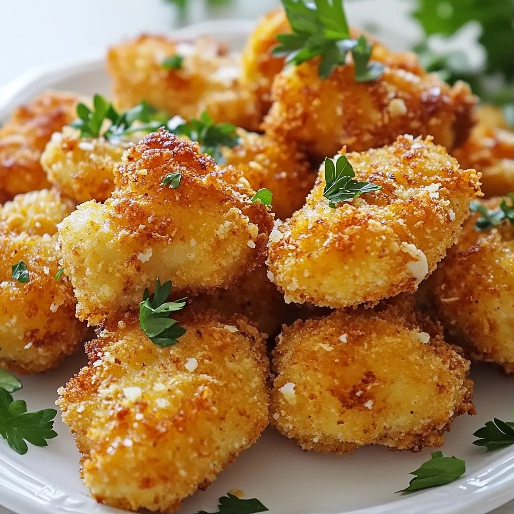 Quick Chicken Recipes Garlic Parmesan Chicken Bites