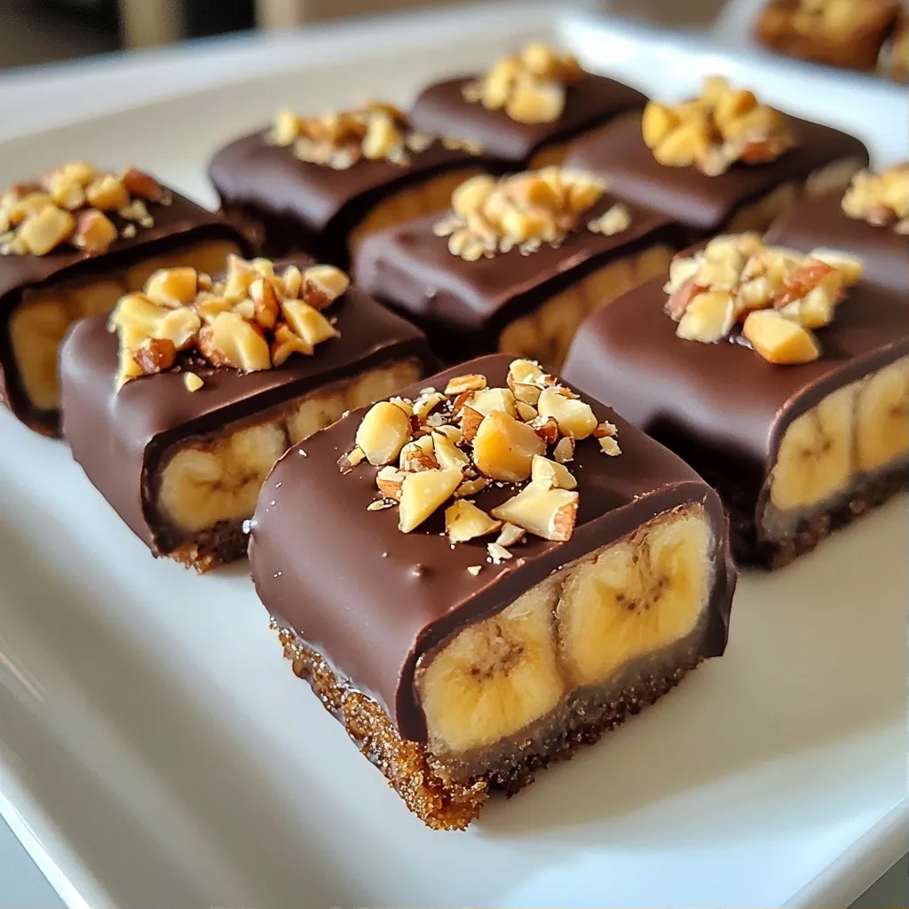 Homemade Desserts Peanut Butter Banana Bites Delight
