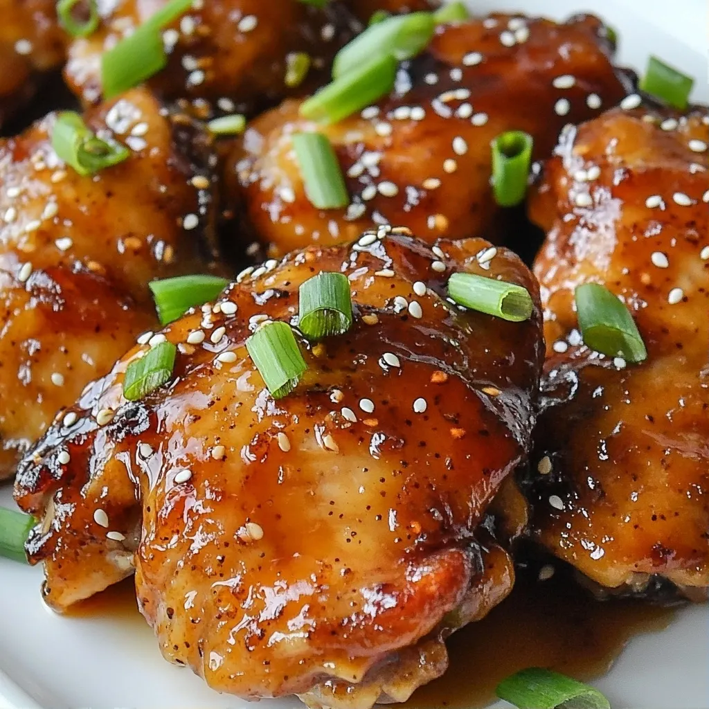 Juicy Easy Dinner Recipes Honey Garlic Chicken Thighs