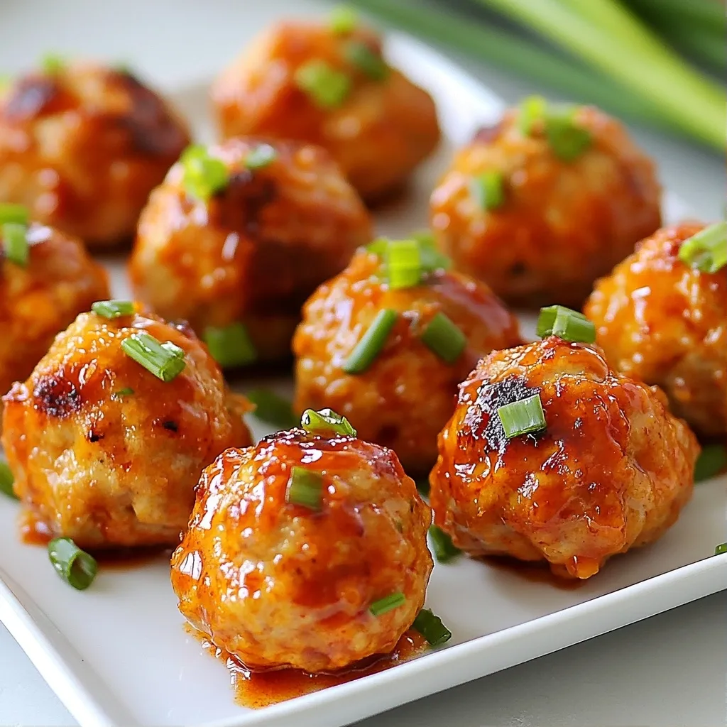Spicy Air Fryer Recipes Sriracha Chicken Meatballs