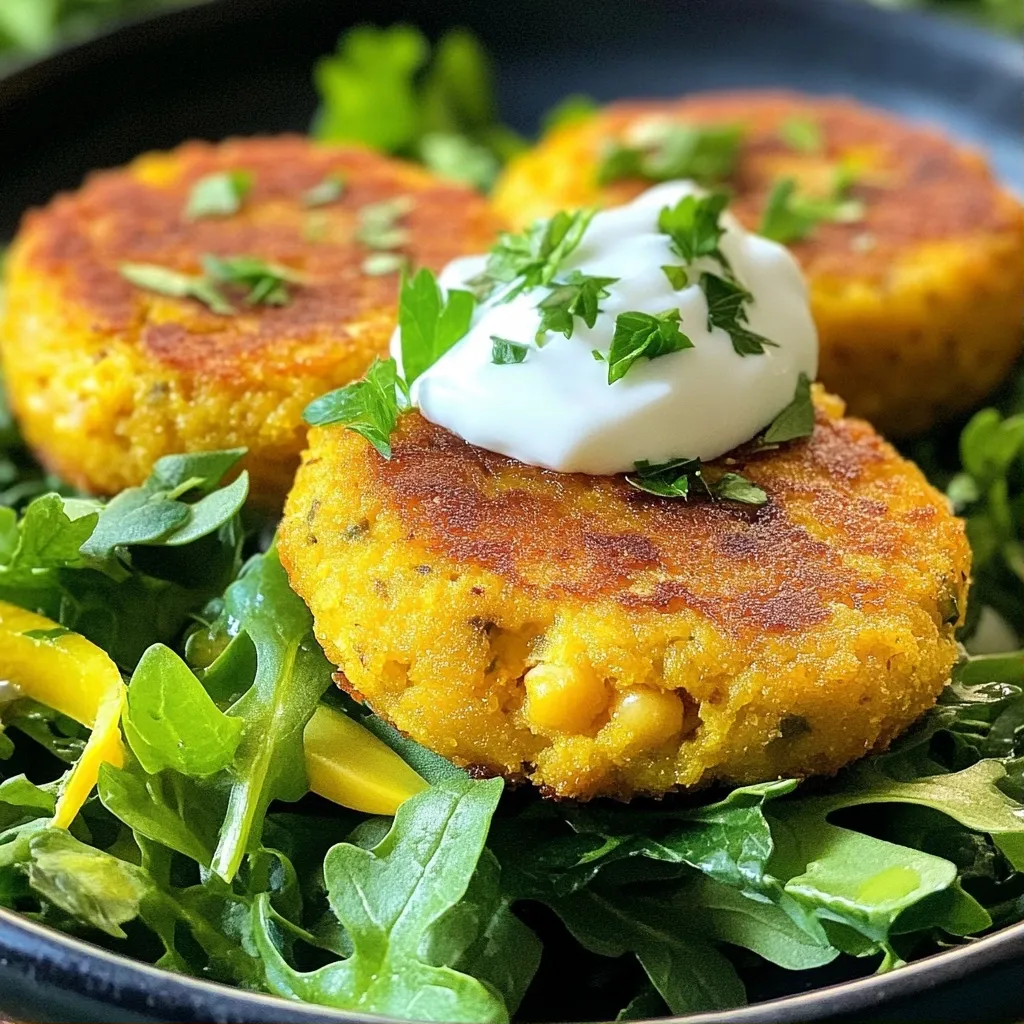 Savory Healthy Meal Prep Baked Chickpea Patties Recipe