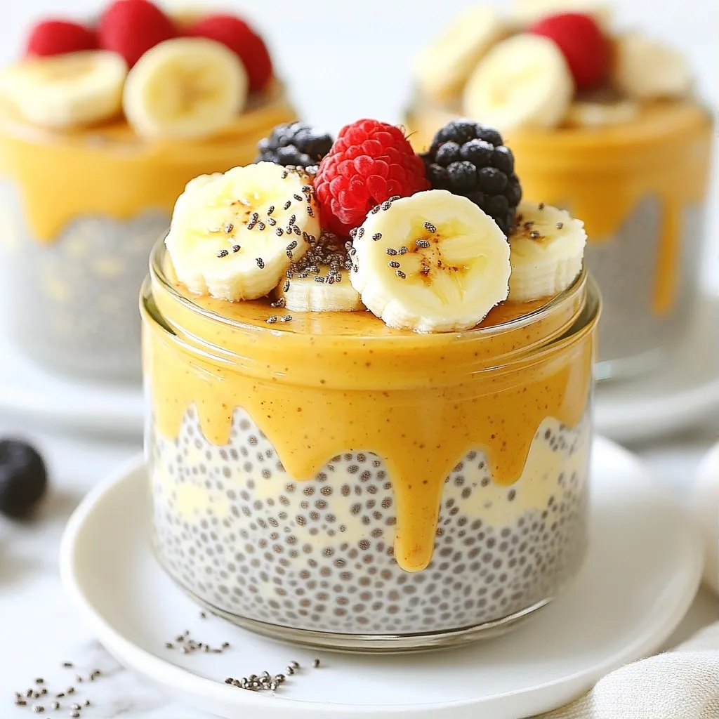 Fluffy High Protein Peanut Butter Chia Seed Pudding