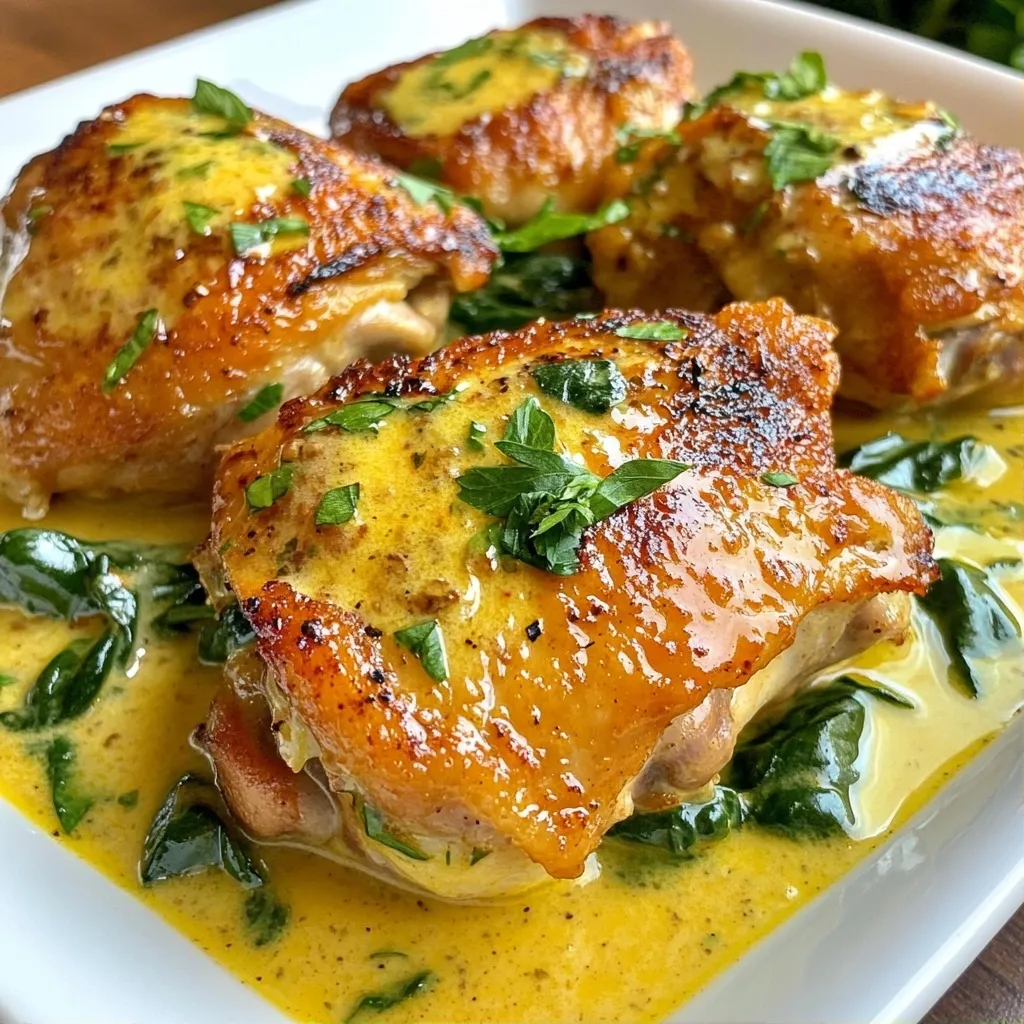 Creamy Protein Paprika Chicken Thighs Delightful Meal