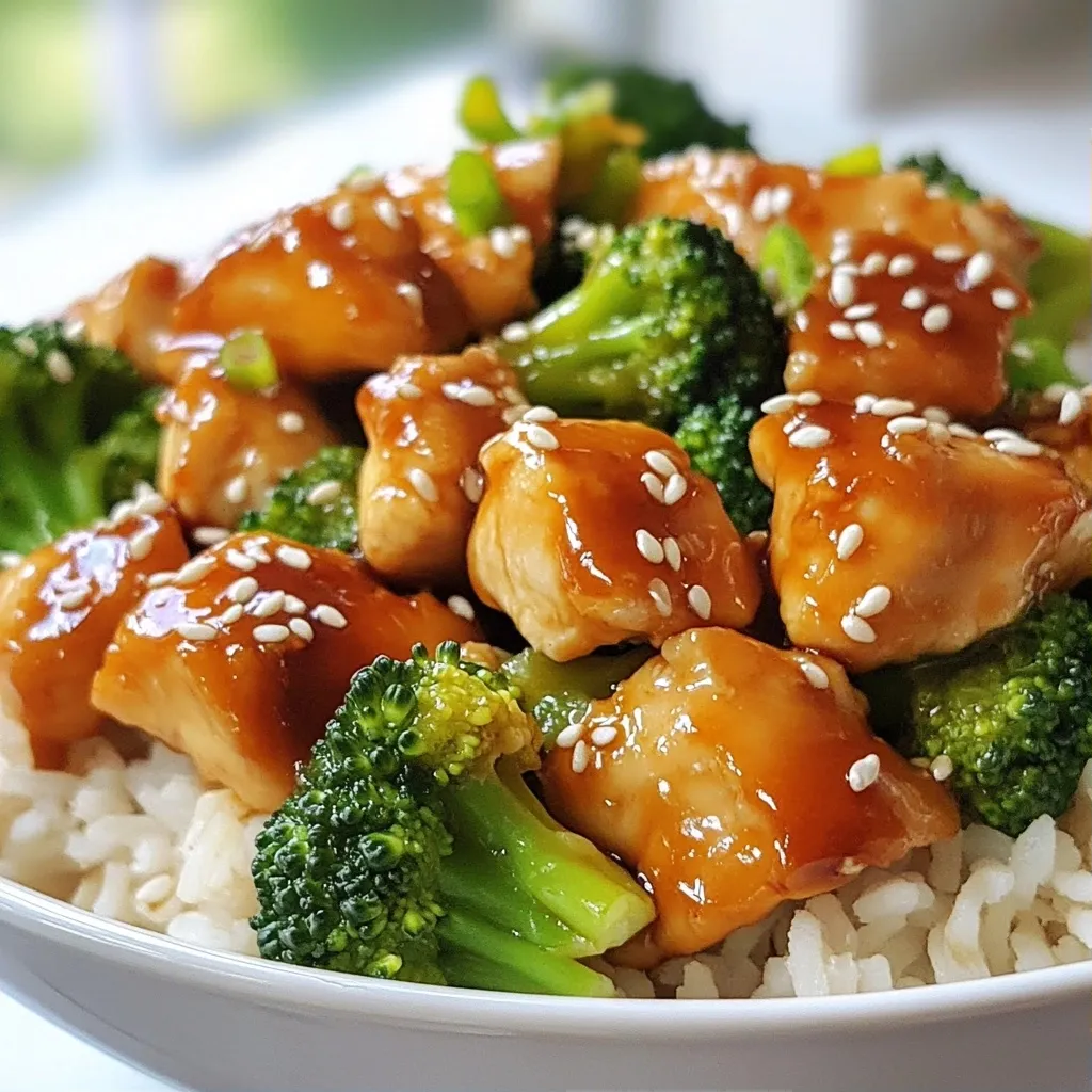 Healthy Meals Teriyaki Chicken with Broccoli Delight