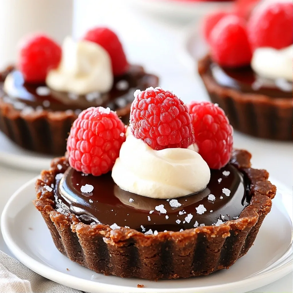 Decadent Air Fryer Recipes Chocolate Raspberry Tarts