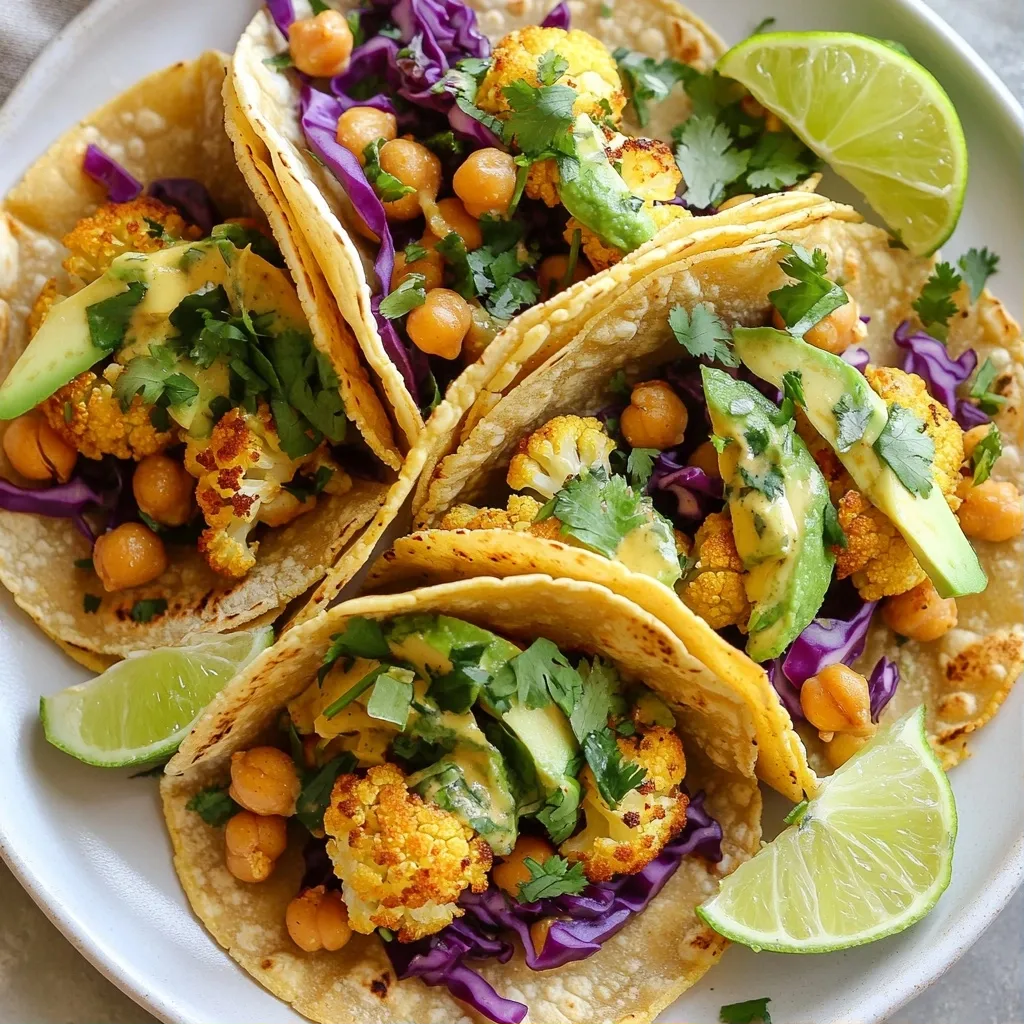 Crispy Trend High Protein Recipes Cauliflower Tacos