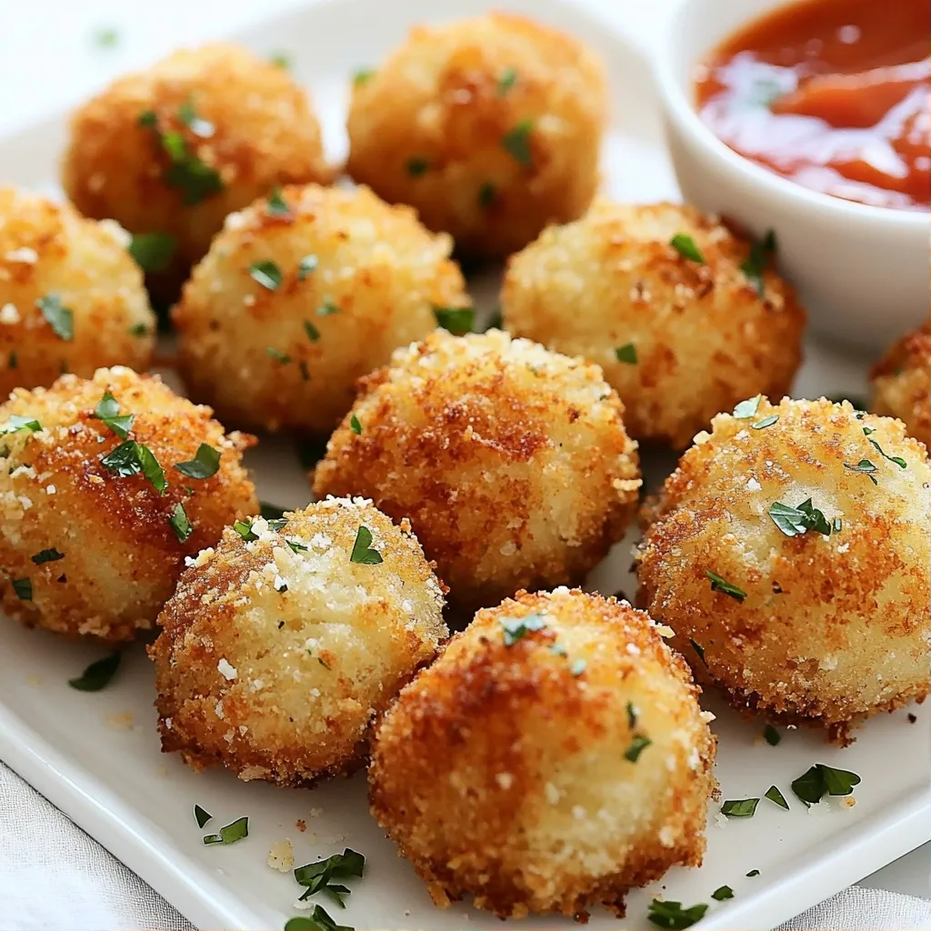 Crispy High Protein Garlic Parmesan Turkey Ham Bites