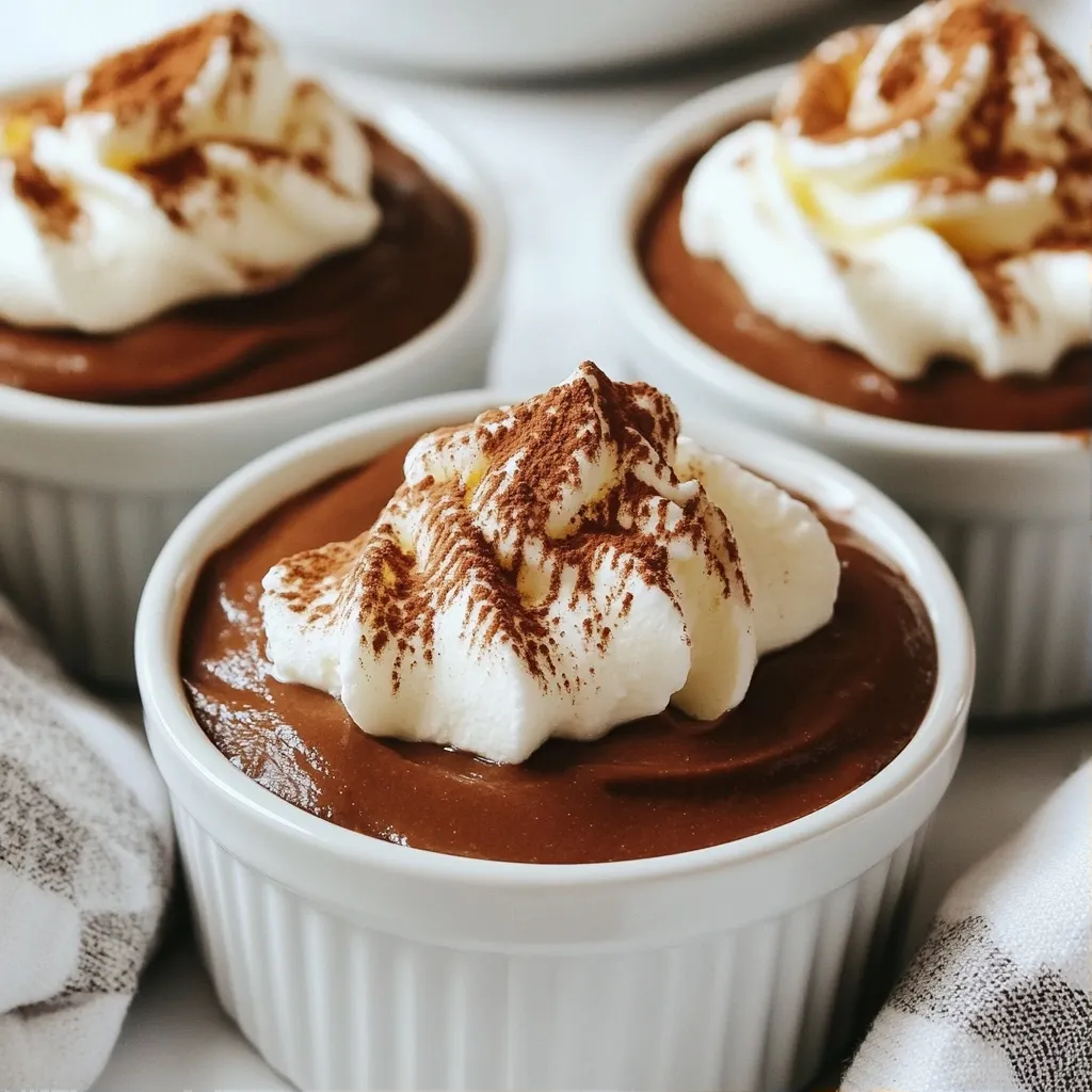 Rich Protein Dark Chocolate Mousse Indulgent Treat