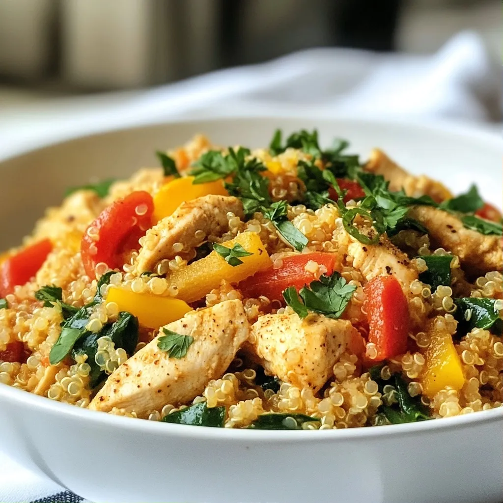 Savory Easy Dinner Recipes Chicken & Quinoa Skillet