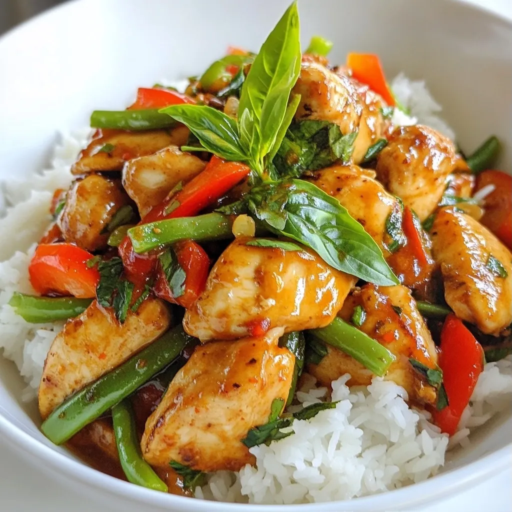 Quick Chicken Recipes Thai Basil Chicken Stir Fry Delight