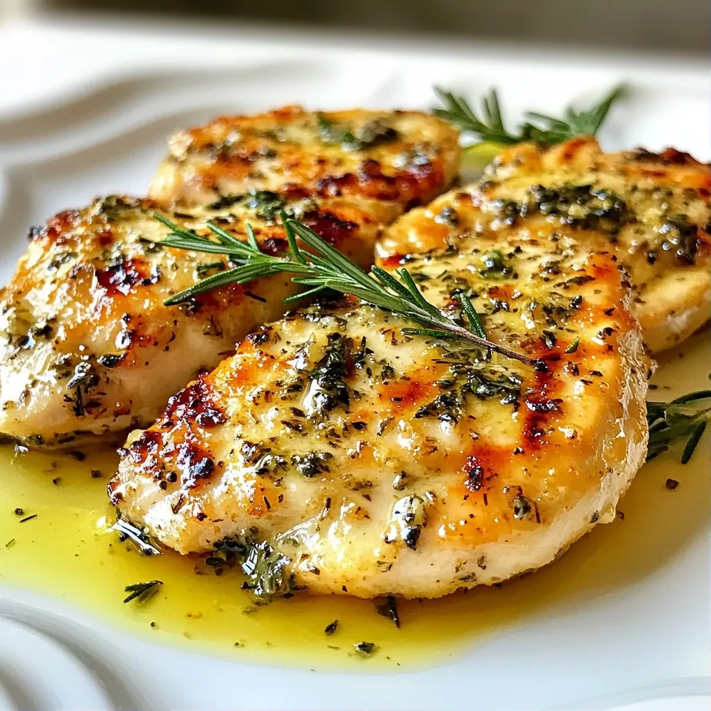 Savory High Protein Garlic Herb Chicken Breasts Recipe