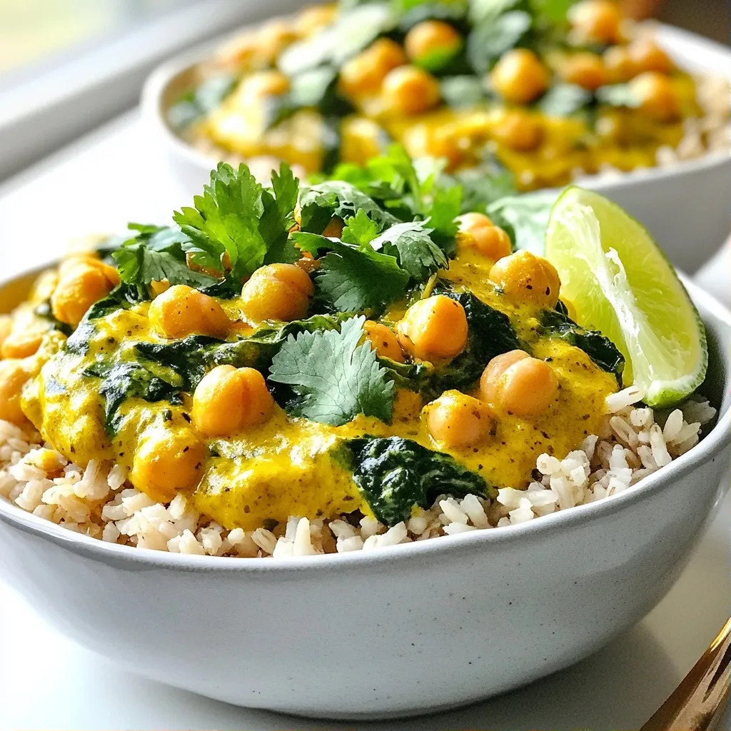 Flavorful High Protein Recipes Curry Chickpea Bowls