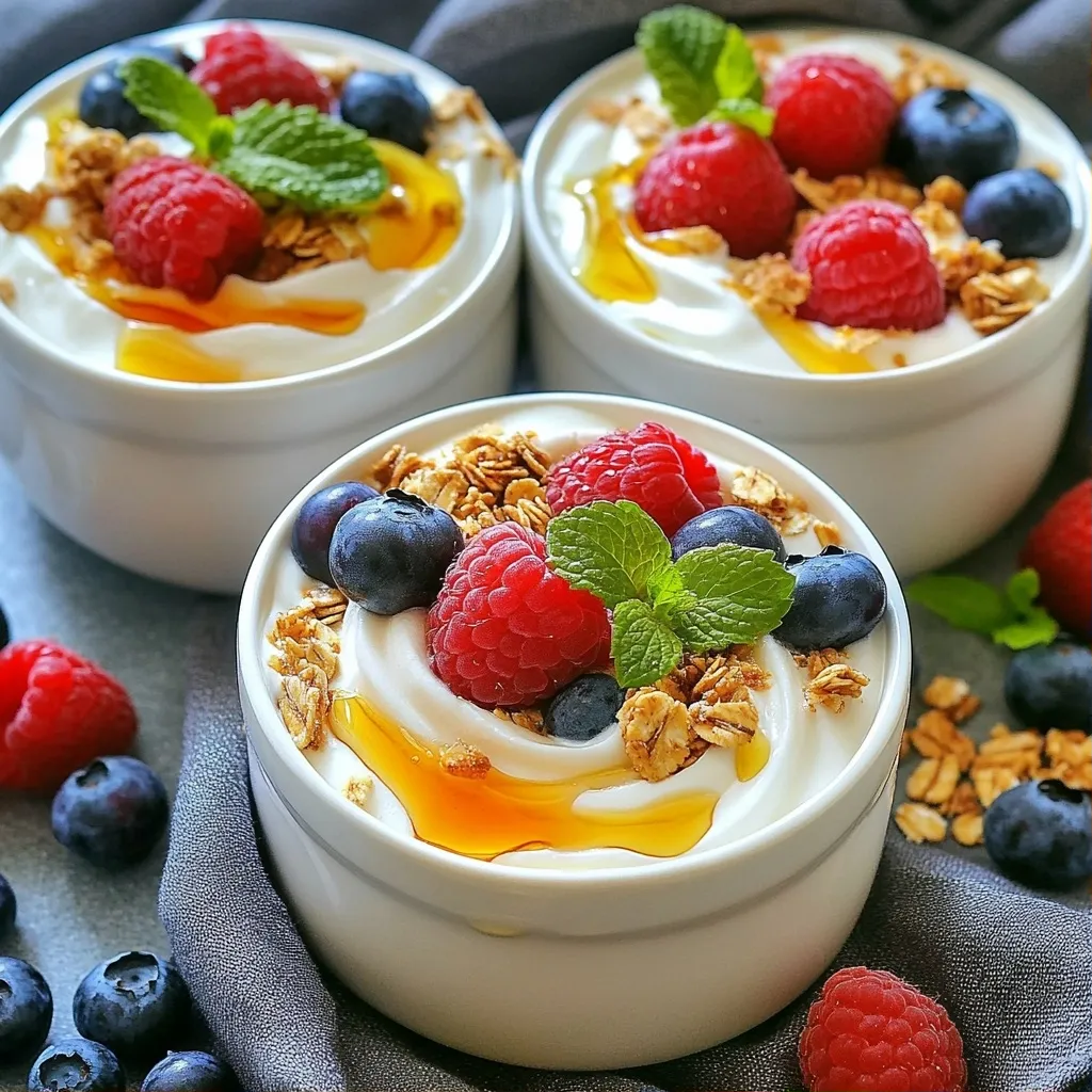 Quick Desserts Creamy Berry Yogurt Delight Recipe