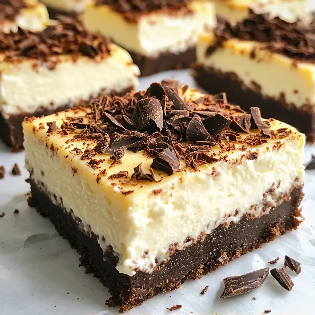 Decadent protein Mocha Cheesecake Bars Delight
