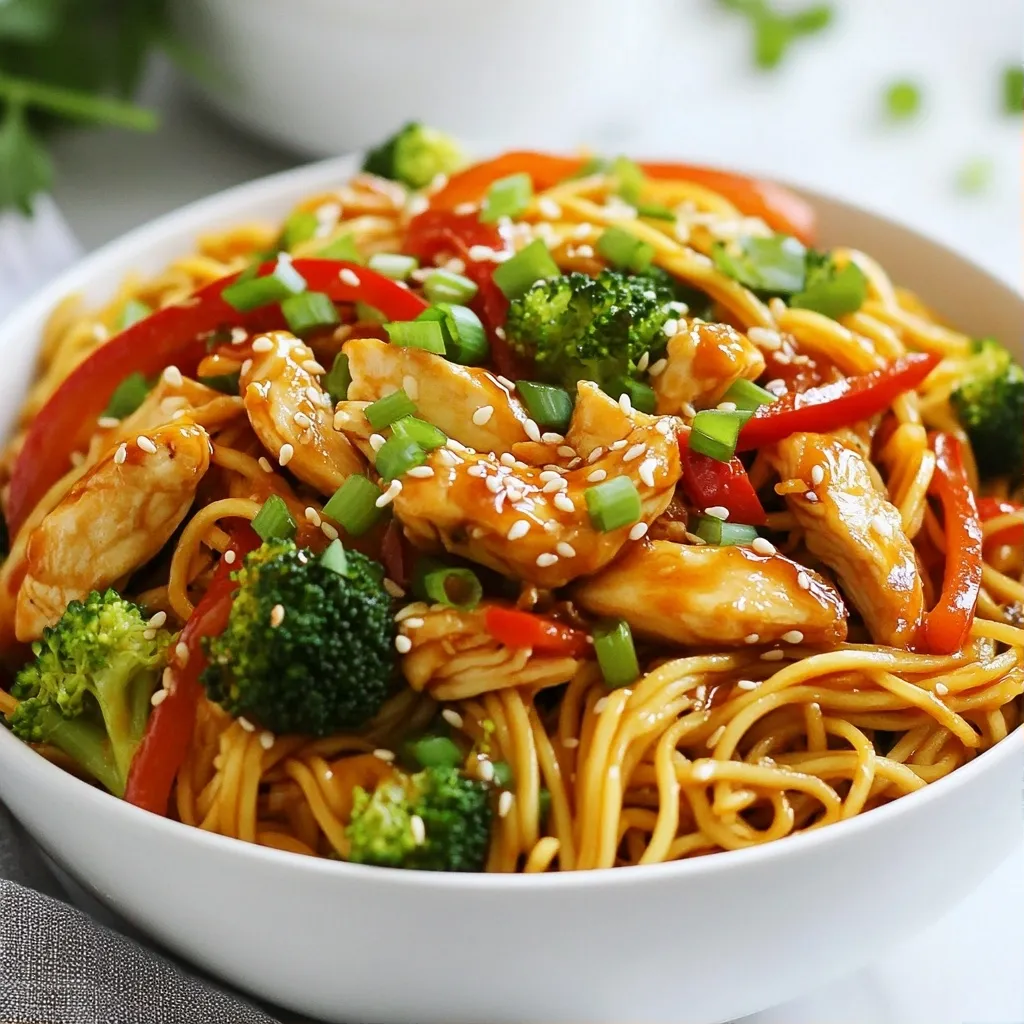 Bold Easy Dinner Recipes Sriracha Chicken Noodles