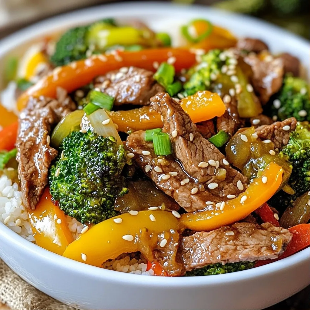 Hearty Easy Dinner Recipes Beef and Broccoli Stir Fry