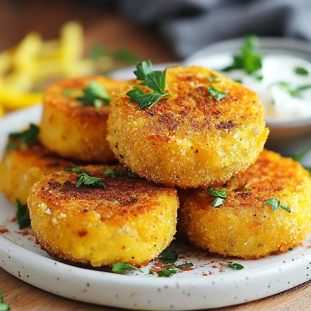 Savory Air-Fryer Snacks Crispy Chickpea Cakes Delight