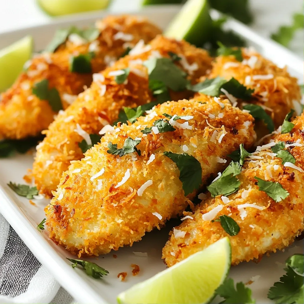 Crispy Trend High Protein Recipes Coconut Chicken Tenders