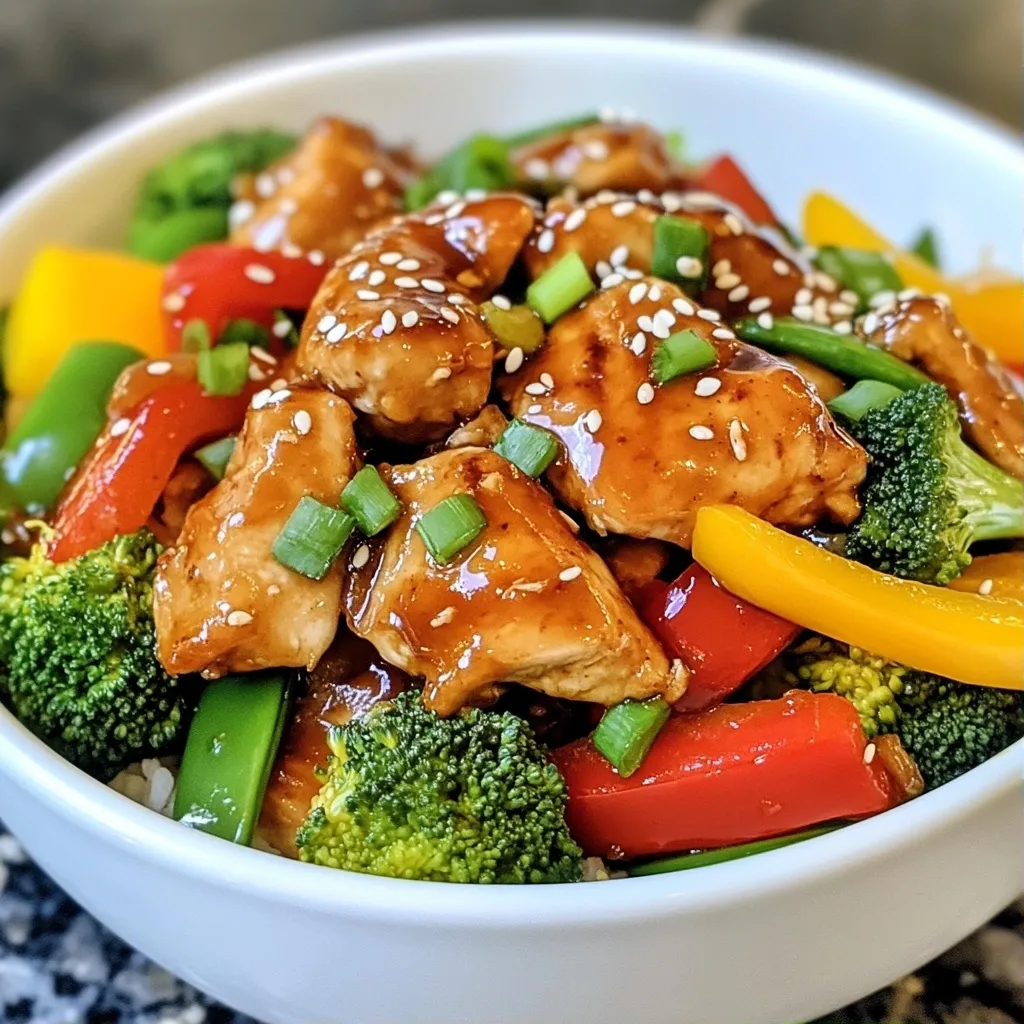 Sizzling Protein Teriyaki Chicken Stir Fry Recipe