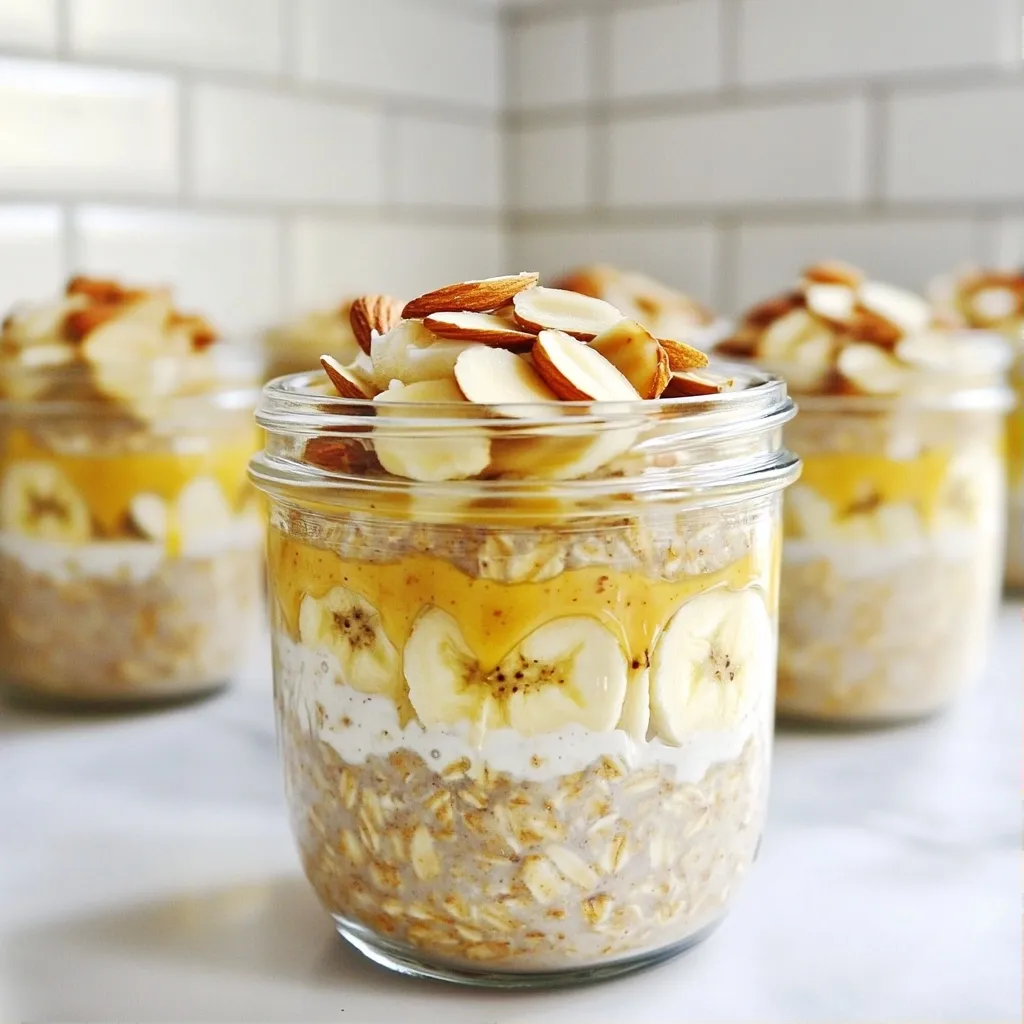 Nutty Protein Maple Almond Overnight Oats Delight