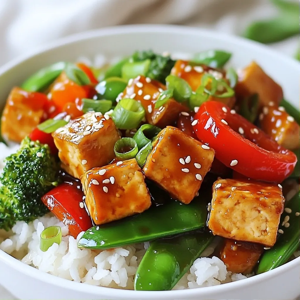 Sizzling Easy Dinner Recipes Teriyaki Tofu Stir Fry