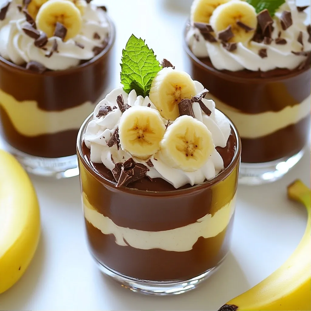 Quick Desserts Chocolate Banana Mousse Delight