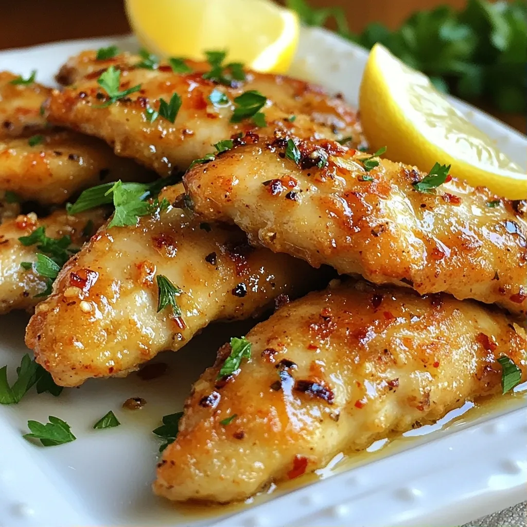 Savory Healthy Meal Prep Garlic Chicken Strips Recipe