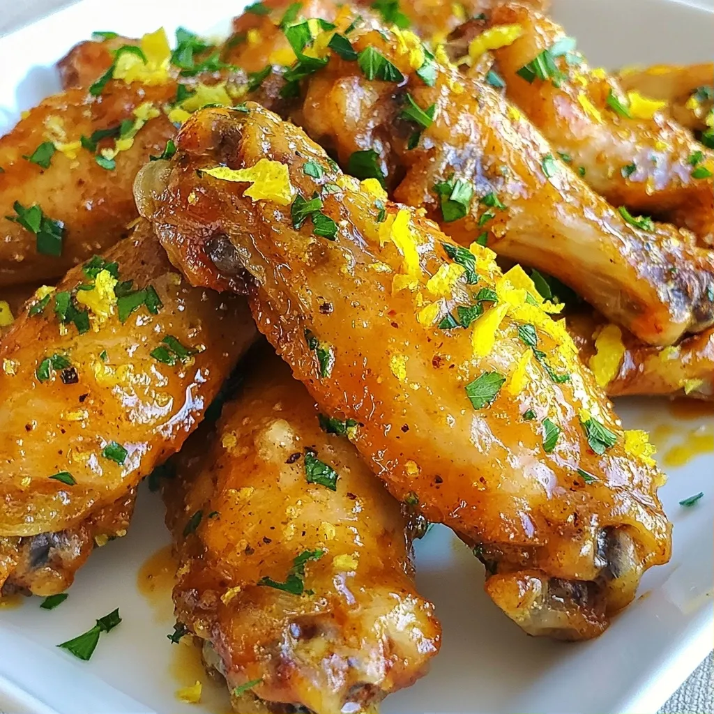 Savory air-fryer snacks Buffalo Lemon Pepper Wings