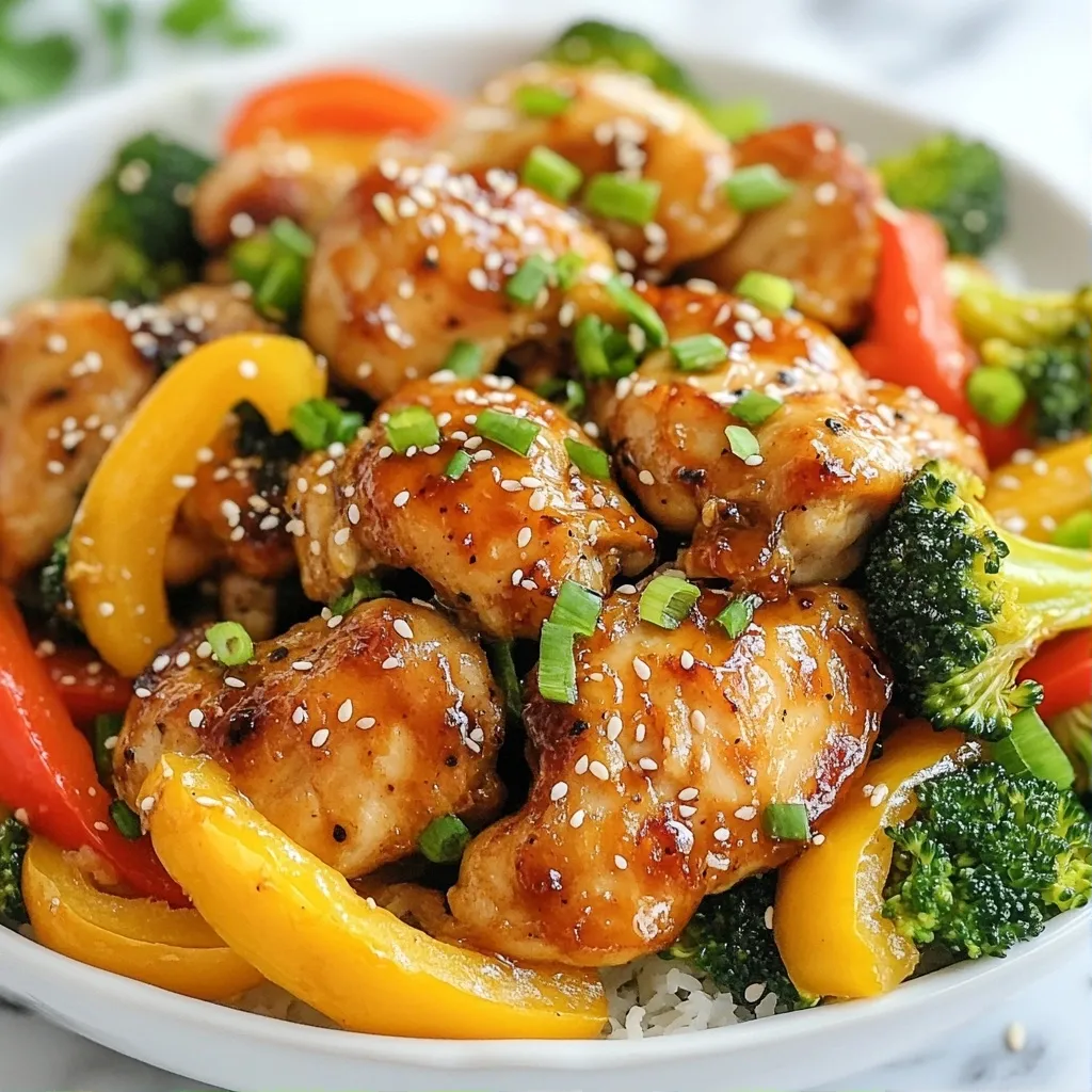 Easy Chicken Asian Lemon Ginger Chicken Recipe