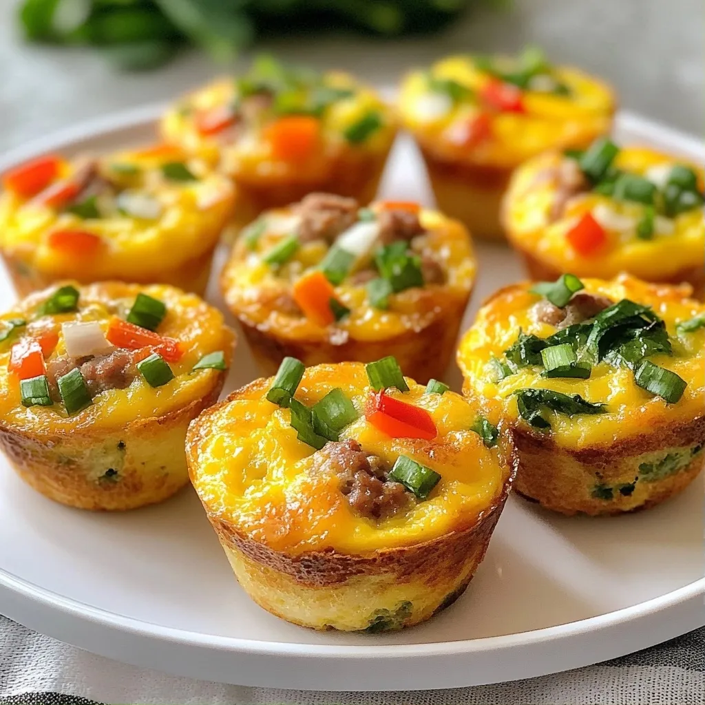 Hearty High Protein Recipes Turkey Sausage Egg Muffins