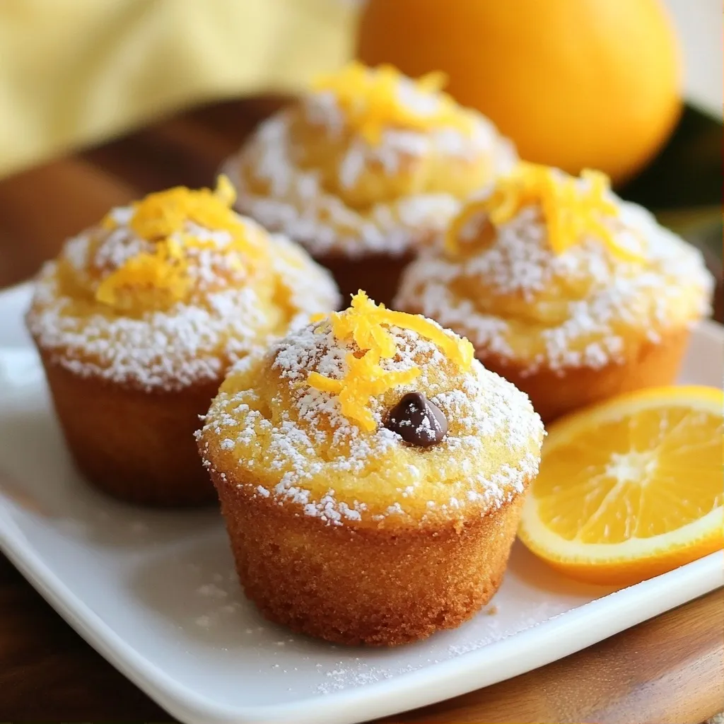 Fluffy High Protein Orange Yogurt Muffins Recipe