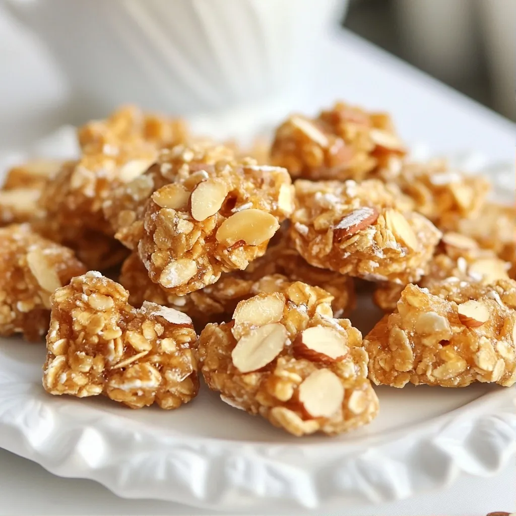 Crunchy Protein Honey Almond Clusters Easy Snack Delight